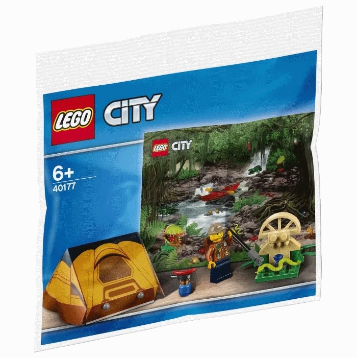 фото Конструктор lego city 40177 палатка в джунглях