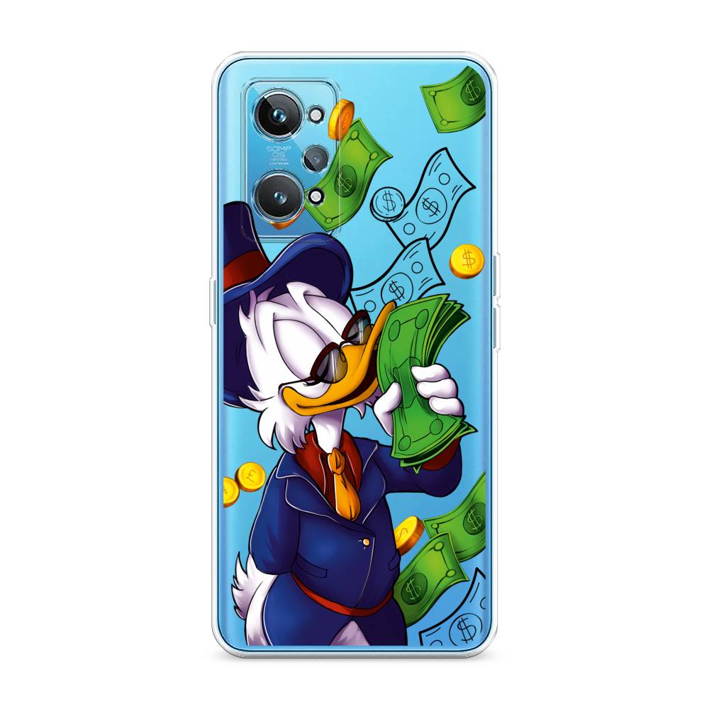 Чехол на Realme GT 2 Scrooge McDuck with Money