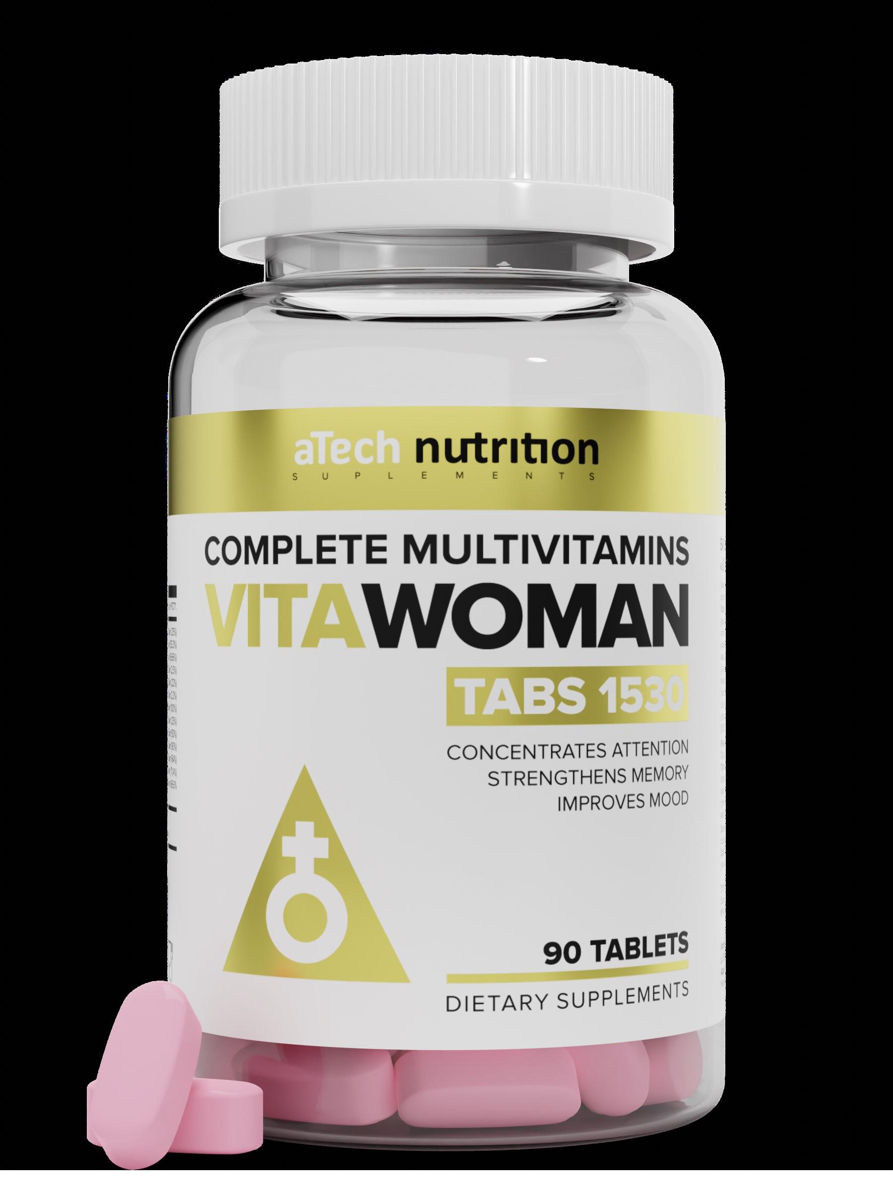 Витаминно-минеральный комплекс aTech Nutrition Vita Woman 90 таблеток