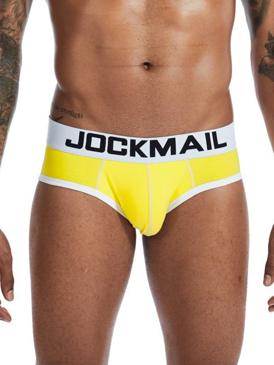 Трусы мужские JOCKMAIL 2032 желтые XXL