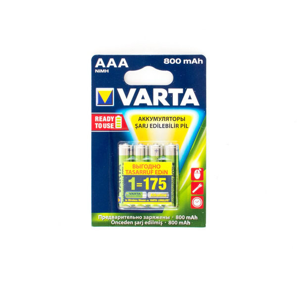 

Аккумулятор VARTA LONGLIFE Ready 2 Use предзаряженный 4 шт