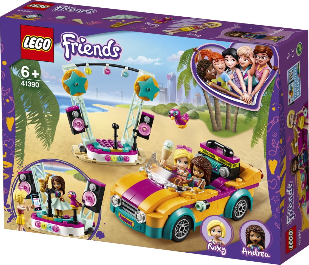 Конструктор LEGO Friends 41390 Машина со сценой Андреа