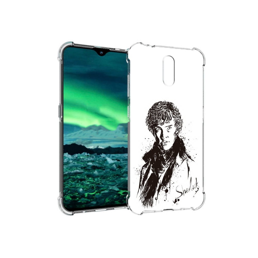 

Чехол MyPads Tocco для Nokia 2.3 шерлок холмс портрет (PT142254.97.698), Прозрачный, Tocco