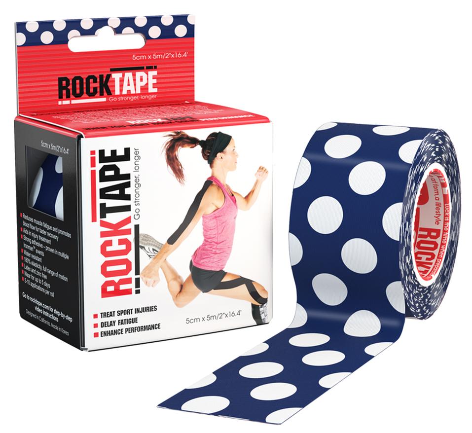 

Кинезиотейп Rock Tape Design синий 500 см, Design