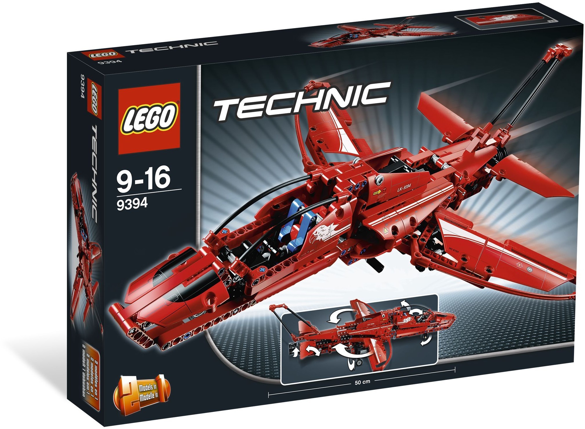 фото Конструктор lego technic 9394 реактивный самолёт