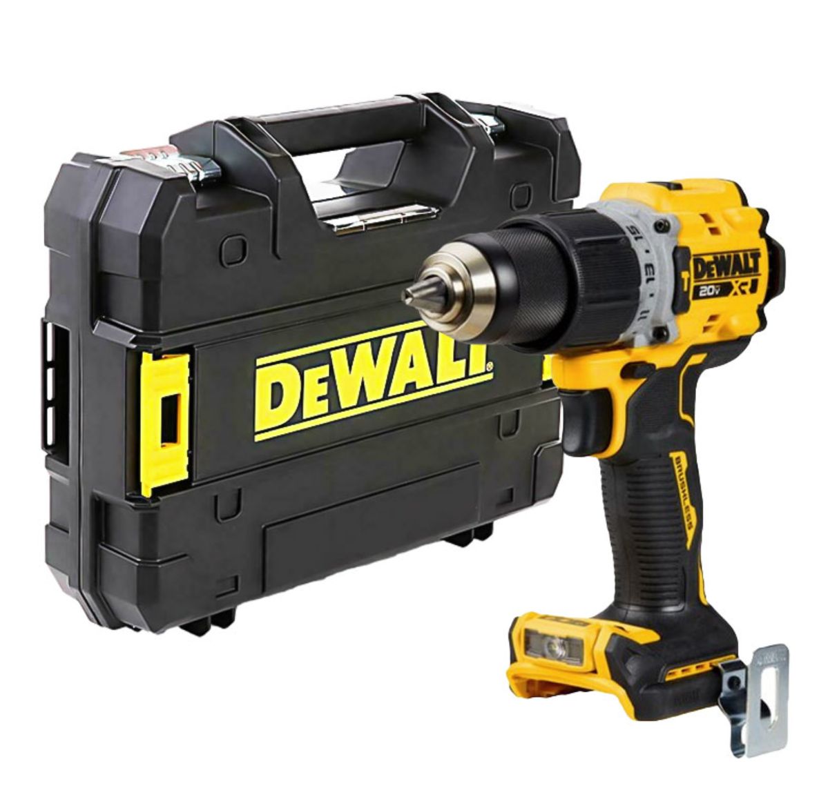 Аккумуляторная дрель-шуруповерт DeWALT DCD805NT 20V аккумуляторная дрель шуруповерт dewalt dcd795d2