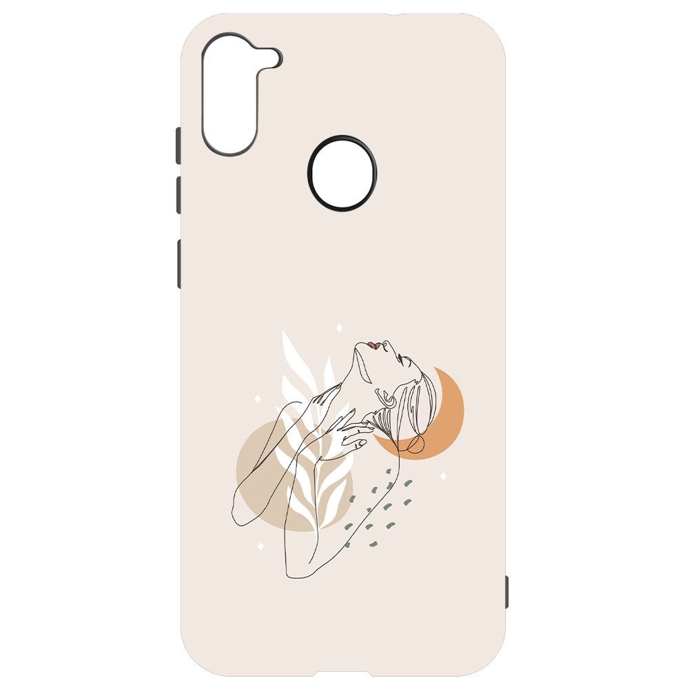 

Чехол-накладка Krutoff Soft Case Женственность для Samsung Galaxy M11 (M115) черный