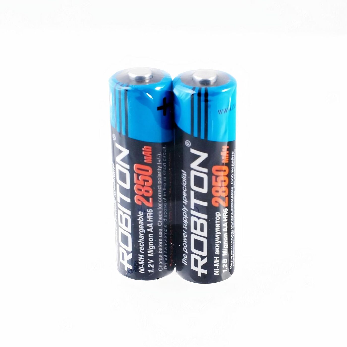 Аккумулятор ROBITON AA, 1.2В 2850мАч / 1.2V 2850mAh, NiMh, 2 штуки SR упаковка шринк шринк пластик