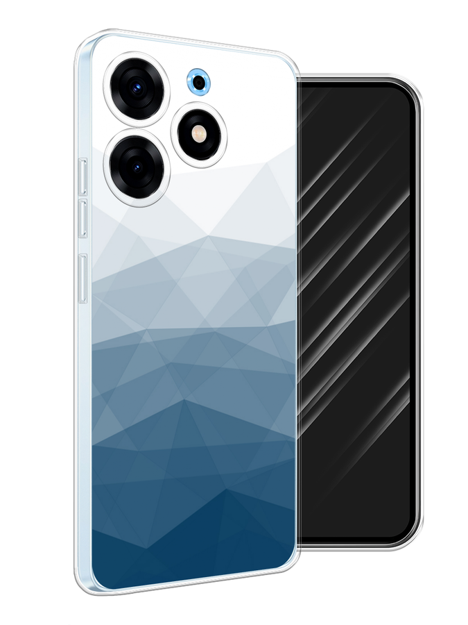 

Чехол Awog на Tecno Spark 10 Pro "Абстракция небо", Синий;голубой;белый, 303750-3