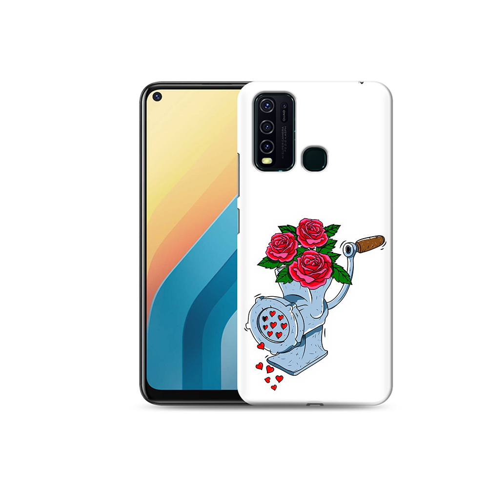 

Чехол MyPads Tocco для Vivo Y30 Цветочные сердца (PT149334.437.199), Прозрачный, Tocco