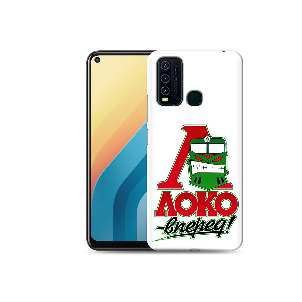 

Чехол MyPads Tocco для Vivo Y30 ФК локо вперед (PT149334.437.181), Прозрачный, Tocco