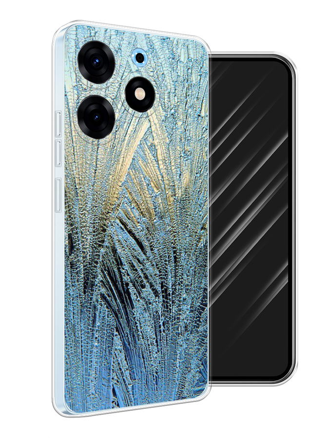 

Чехол Awog на Tecno Spark 10 Pro "Лёд", Голубой, 303750-4