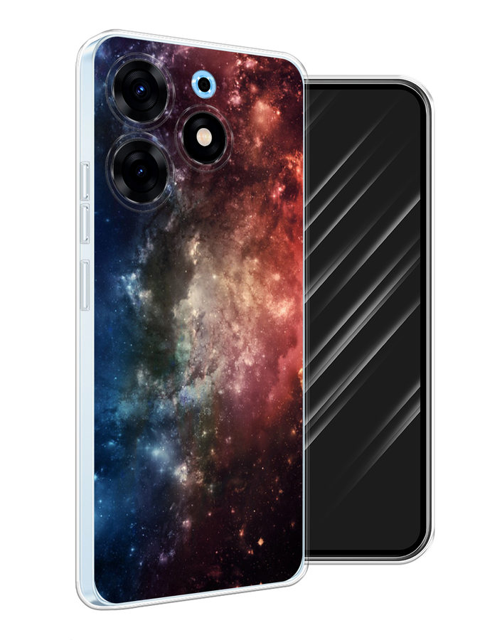 

Чехол Awog на Tecno Spark 10 Pro "Космос", Синий;бежевый;красный, 303750-4