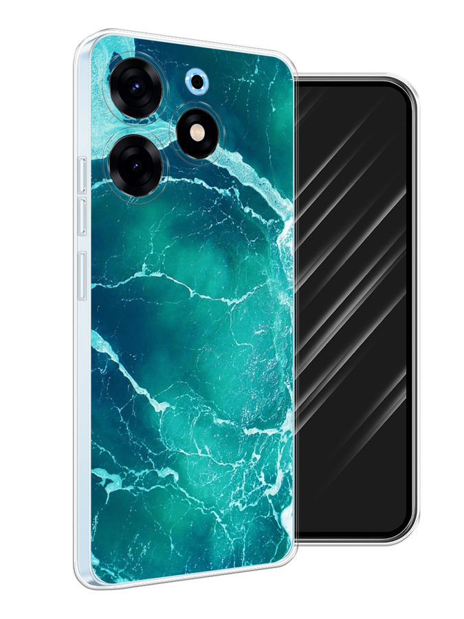 

Чехол Awog на Tecno Spark 10 Pro "Изумрудный океан", Бирюзовый;синий, 303750-4