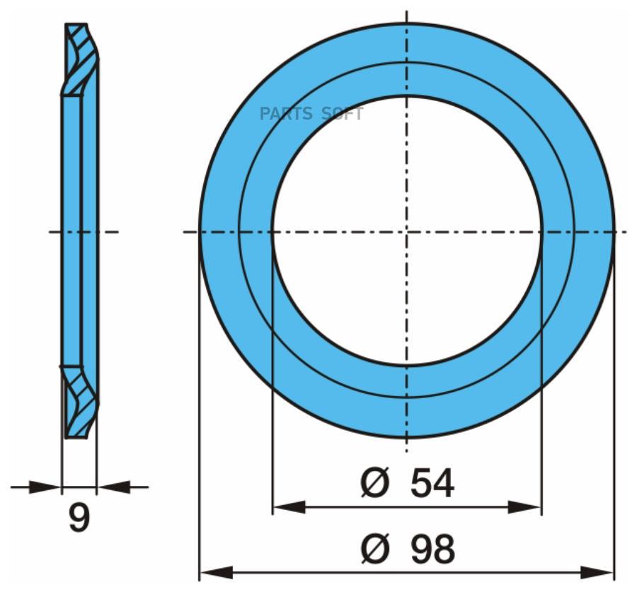 

Шайба! 32310 опорная подшипника 53.5x98x8 BPW ECO(6.5-9T)