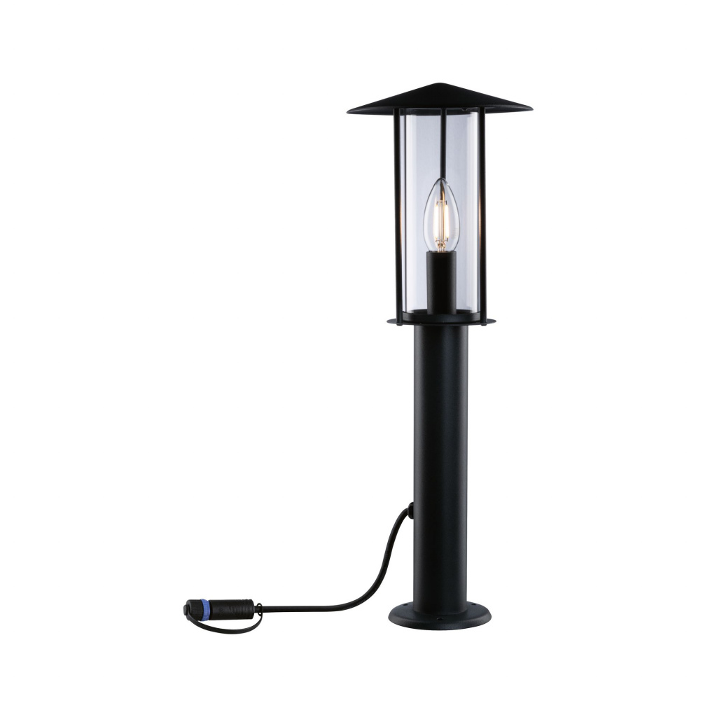 фото Светильник уличный столбик paulmann plug&shine bollard h500мм 2вт е14 led ip44 24в 94322