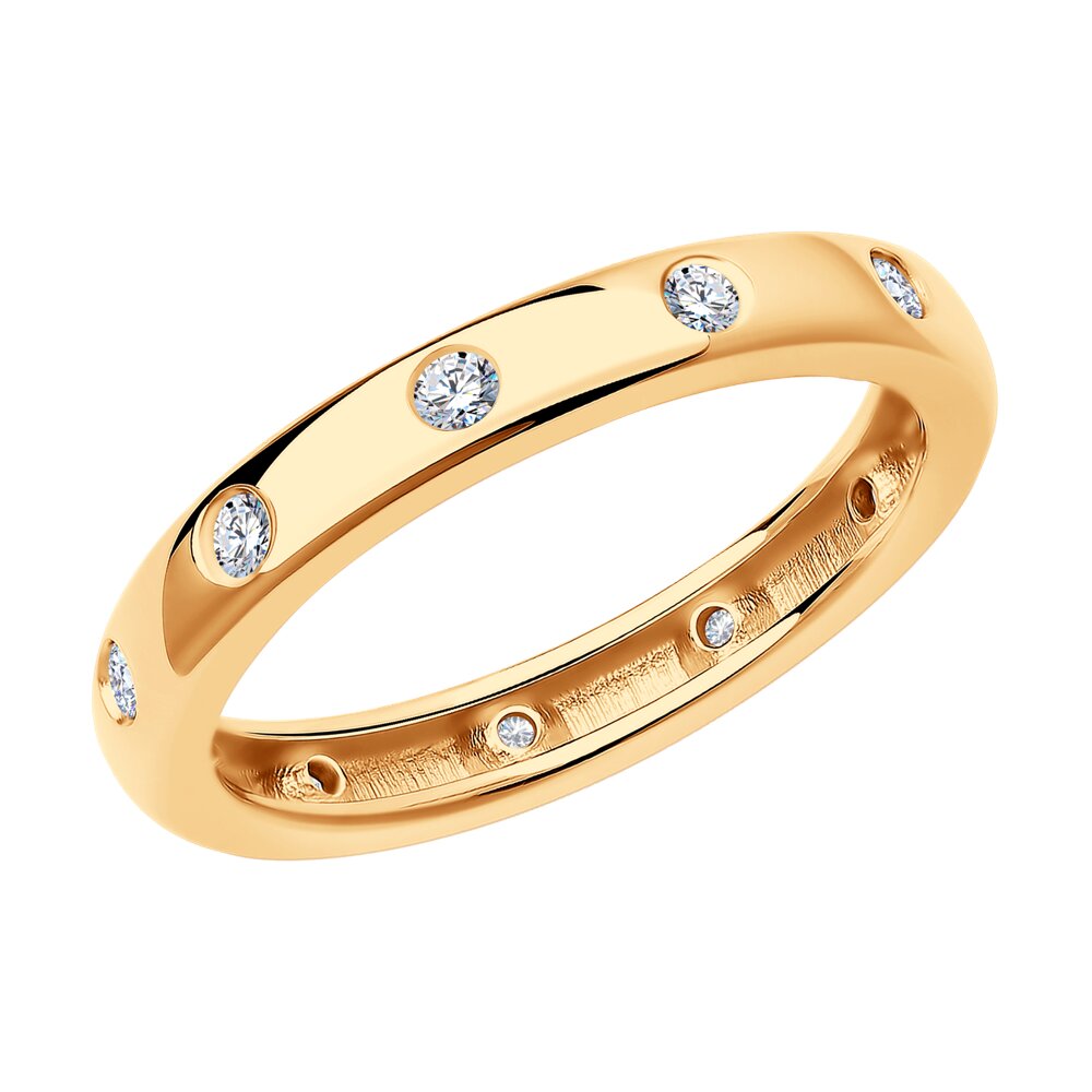 

Кольцо из серебра р. 20,5 SOKOLOV 93010726, фианит, 93010726