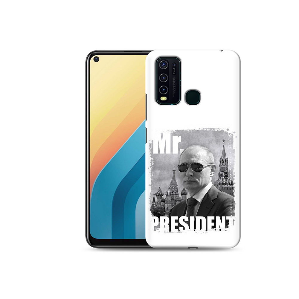 

Чехол MyPads Tocco для Vivo Y30 Путин (PT149334.437.141), Прозрачный, Tocco