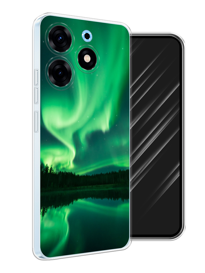 

Чехол Awog на Tecno Spark 10 Pro "Ночные пейзажи 7", Зеленый;черный, 303750-4
