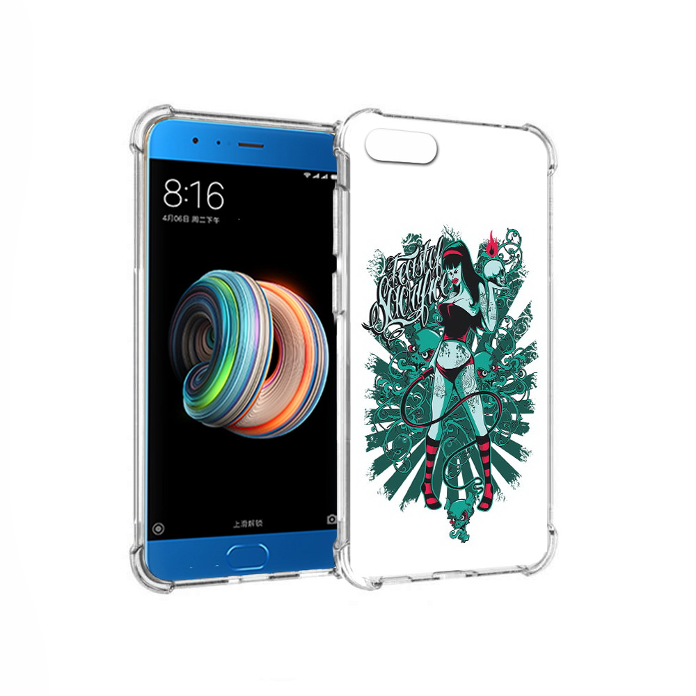 

Чехол MyPads Tocco для Xiaomi Mi Note 3 нарисованная девушка в татуировках, Прозрачный, Tocco