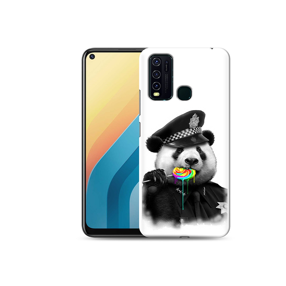 

Чехол MyPads Tocco для Vivo Y30 Панда полиция (PT149334.437.130), Прозрачный, Tocco