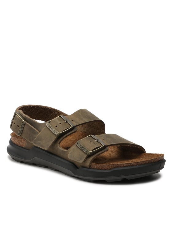 

Сандалии Milano 1018427 Birkenstock хаки 41 EU, Milano 1018427