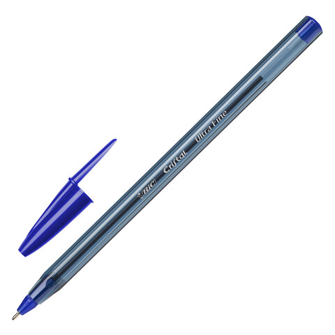 

Ручка шариковая BIC Cristal Exact, СИНЯЯ, корпус тонированный, узел 0,7 мм, л