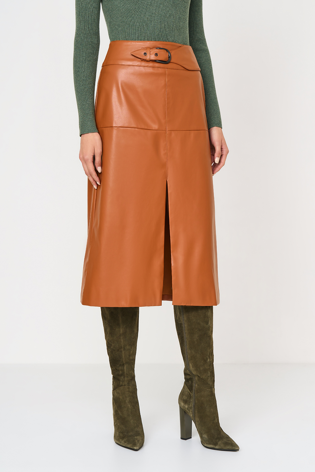 

Юбка женская Baon B4723502 коричневая M, Коричневый, B4723502