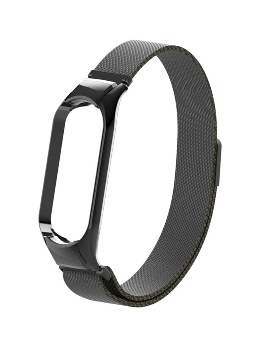 

Ремешок металлический для Xiaomi Mi Band 5/ Ксиаоми Ми Бенд 5 (ZBM-XIMB5-BLK)