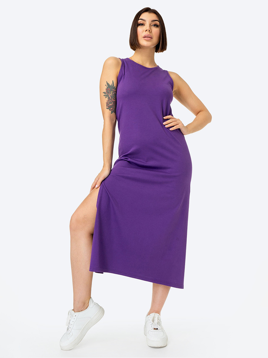 Платье женское Happy Fox HF124SP фиолетовое 50 RU