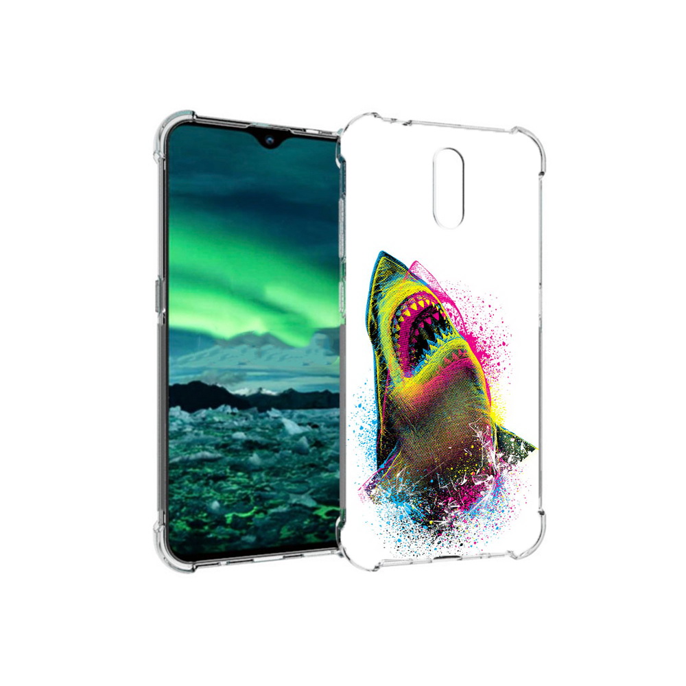 

Чехол MyPads Tocco для Nokia 2.3 челюсти-2 (PT142254.97.674), Прозрачный, Tocco