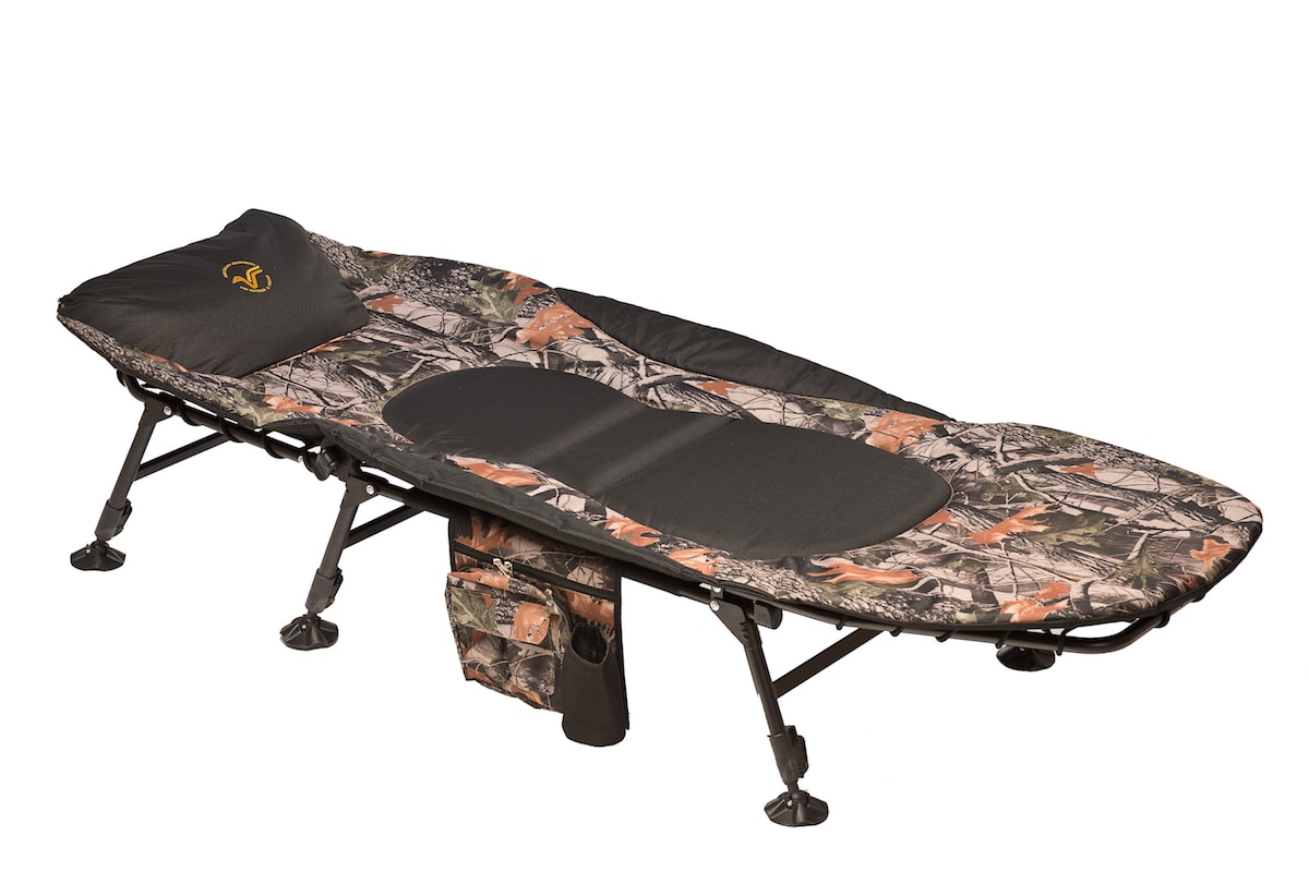 Раскладушка Maverick Carp Big Giant 195x75x45 см зеленый