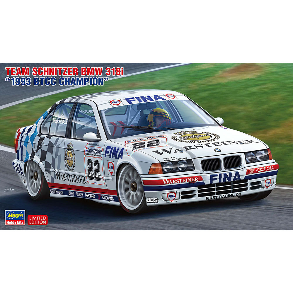 

Сборная модель Hasegawa 1/24 Автомобиль Team Schnitzer BMW 318i "1993 BTCC Champion" 20551
