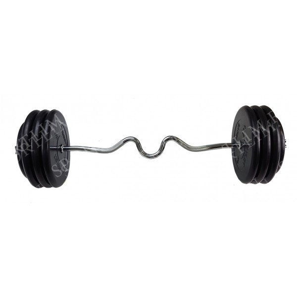 Штанга MB Barbell MB-BZ гриф ez-образный 120 см, 130 кг, 26 мм