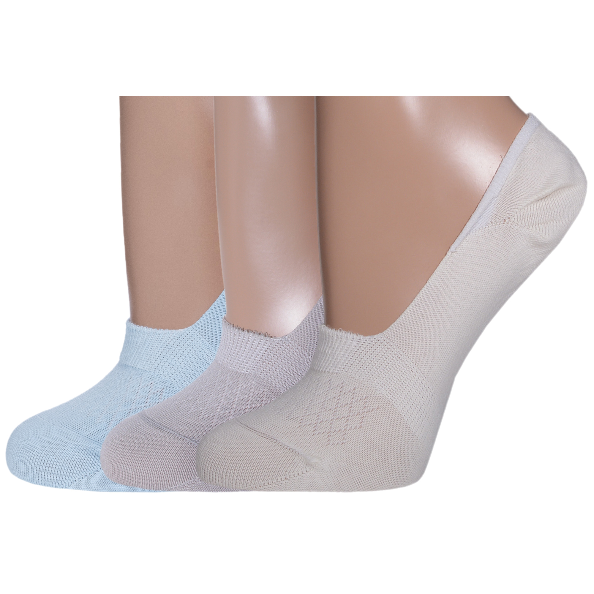 

Комплект следков женских LorenzLine 3-И31 голубых; серых; бежевых 23, 3-И31