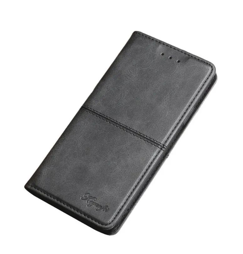 

Чехол-книжка MyPads для Xiaomi Poco M3 Pro 5G Redmi Note 10 5G черный с магнитной крышкой, Luxury