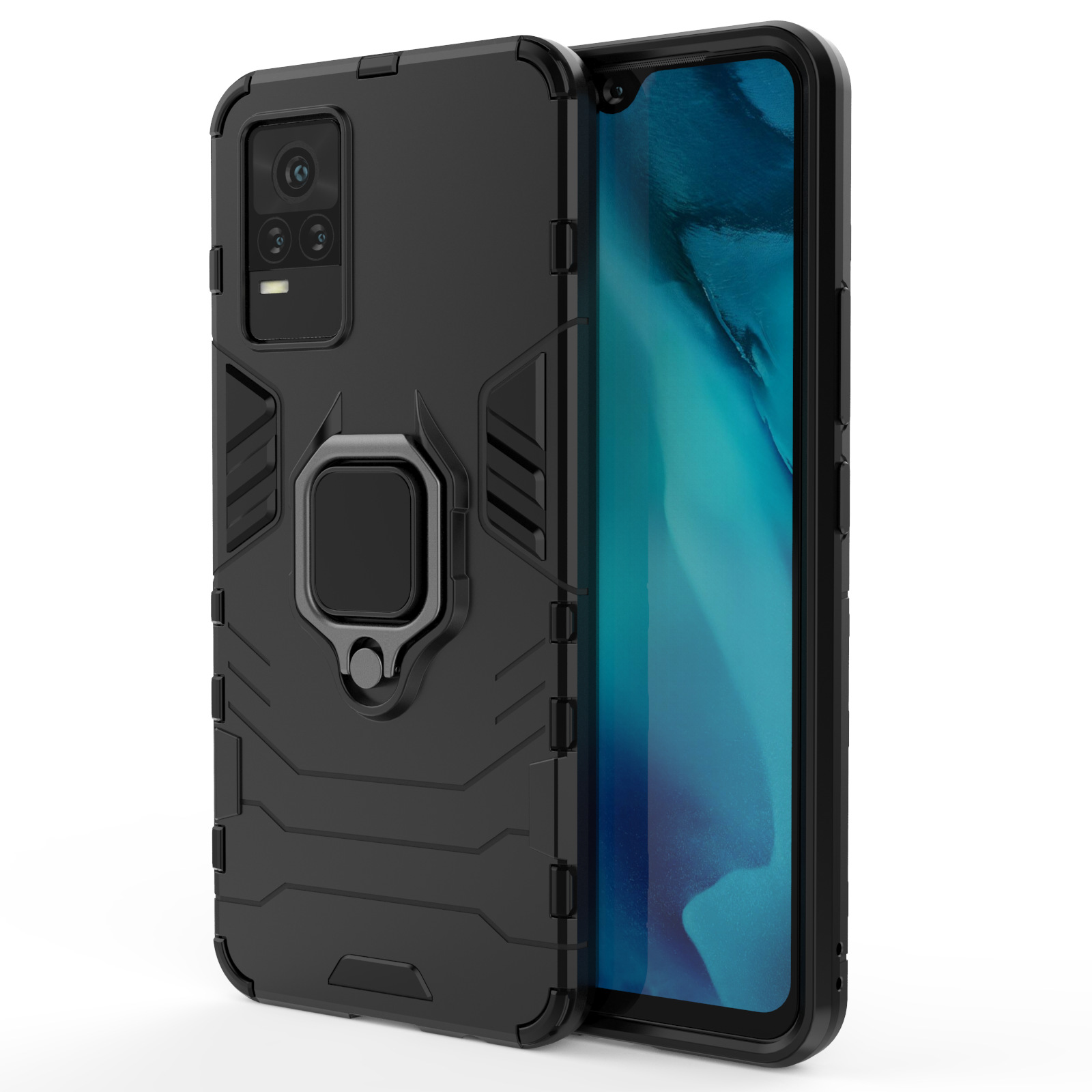 

Чехол MyPads для Vivo V21e/Y73 черный, Heavy