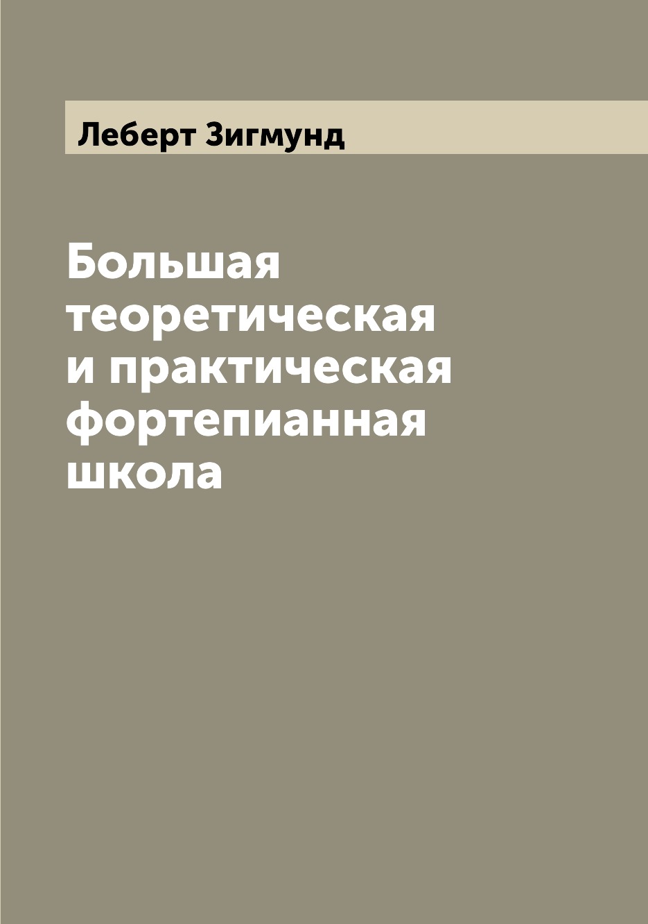 

Книга Большая теоретическая и практическая фортепианная школа