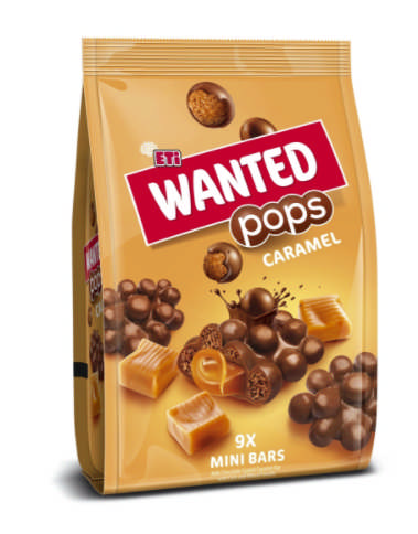 фото Батончик eti wanted pops caramel mini 126 г