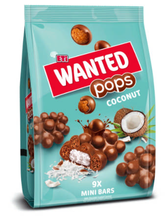 фото Батончик eti wanted pops coconut mini 126 г