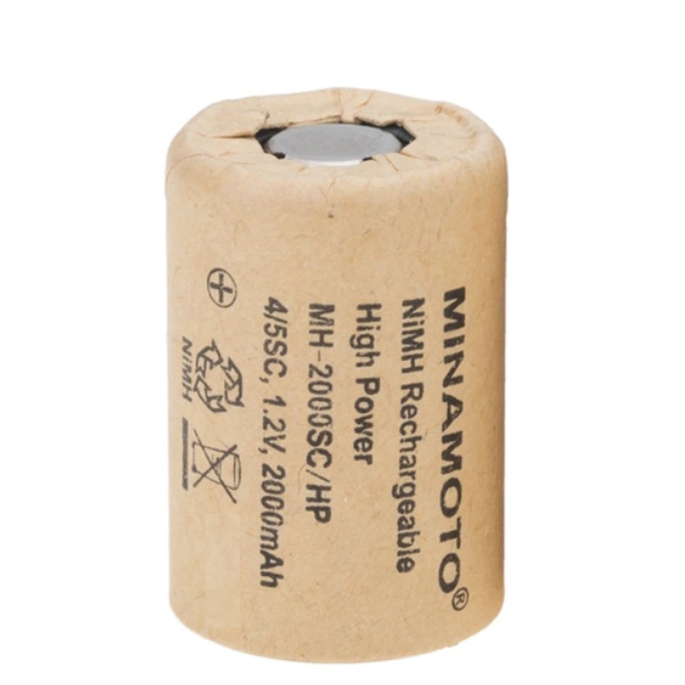 

Аккумулятор MINAMOTО MH-2000SC/HP (4/5 SC), NiMH, 1.2 В, 2000 мАч / 1 штука