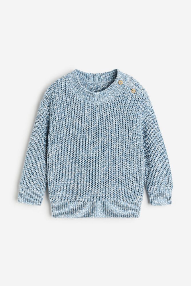 

Джемпер детский H&M 1201222, Голубой белый в крапинку, 104, 1201222