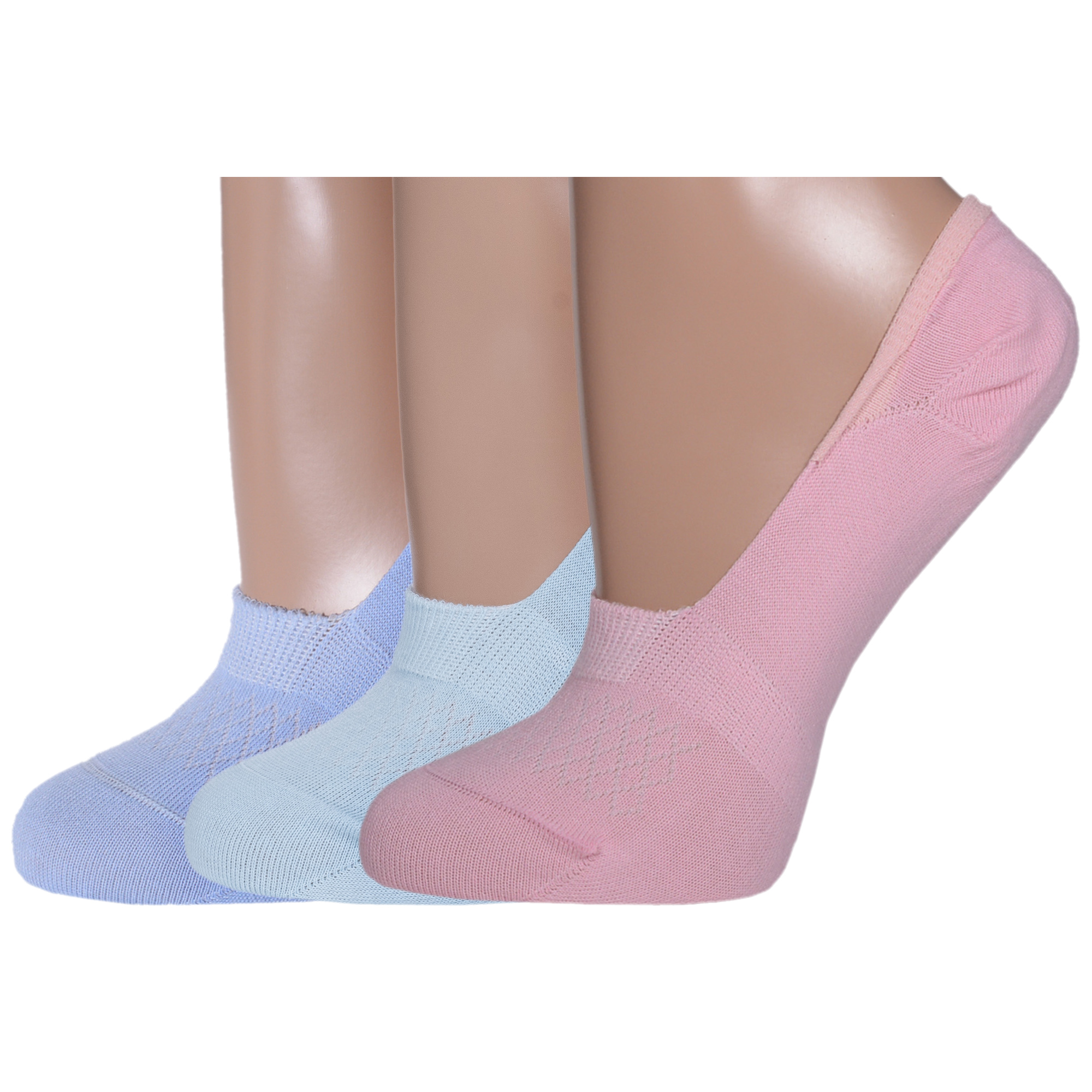 

Комплект следков женских LorenzLine 3-И31 голубых; розовых 25, 3-И31