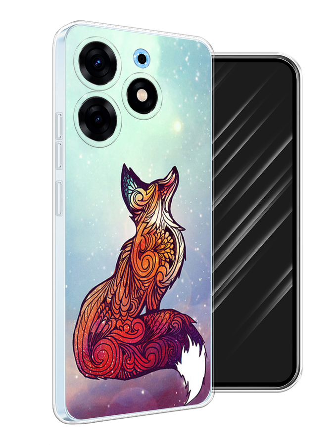 

Чехол Awog на Tecno Spark 10 Pro "Лиса 1", Голубой;фиолетовый, 303750-1