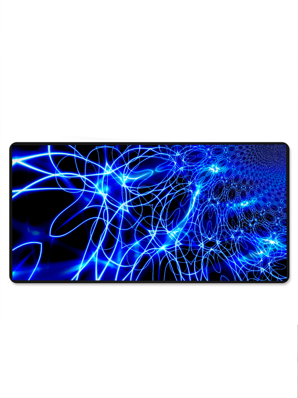 фото Игровой коврик для мыши ksu gaming mouse pad синий неон (666-001-q)