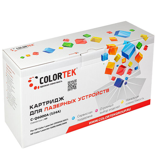 фото Картридж для лазерного принтера colortek (8908) черный, совместимый