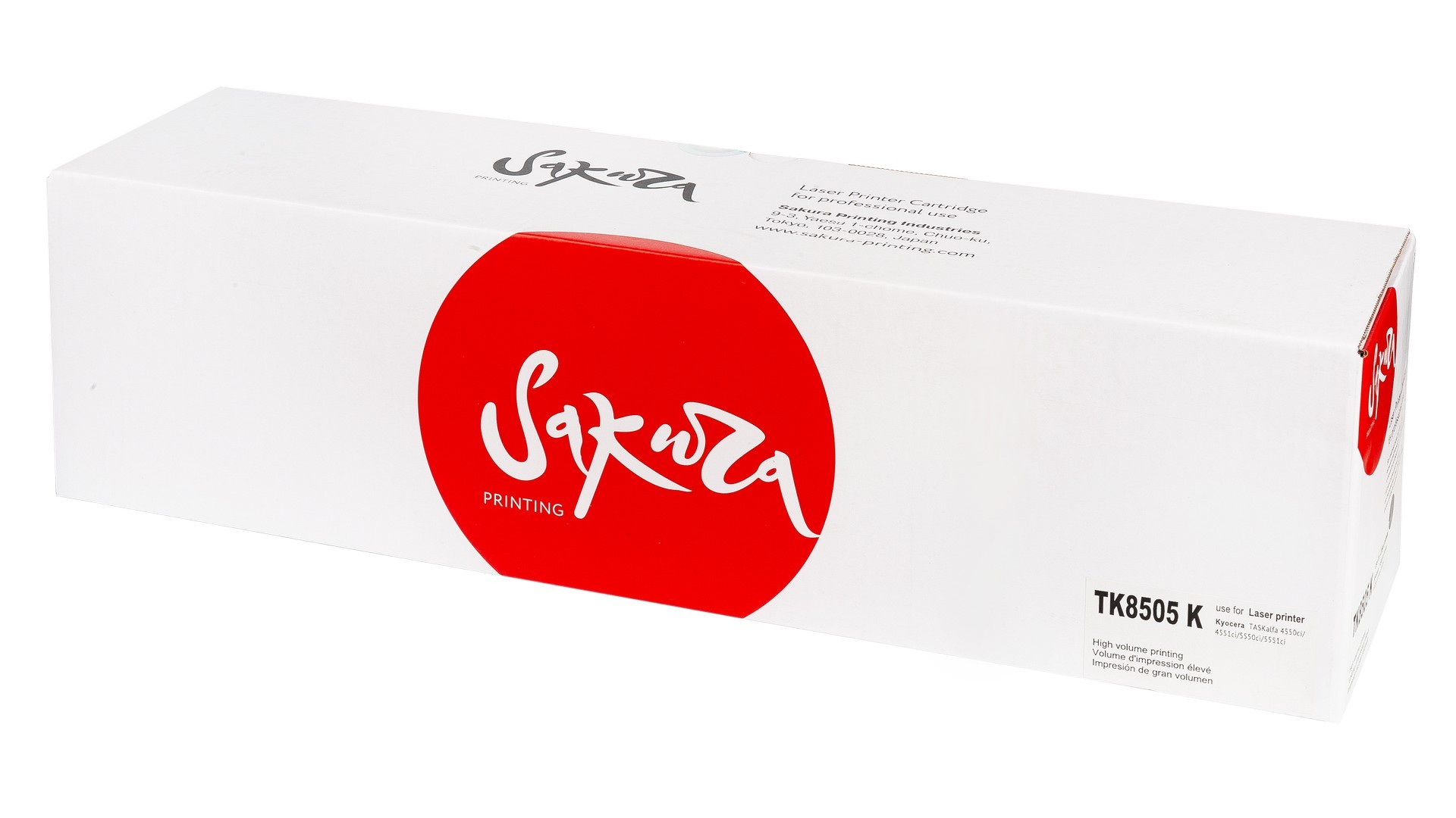 

Картридж для лазерного принтера Sakura TK8505K, черный