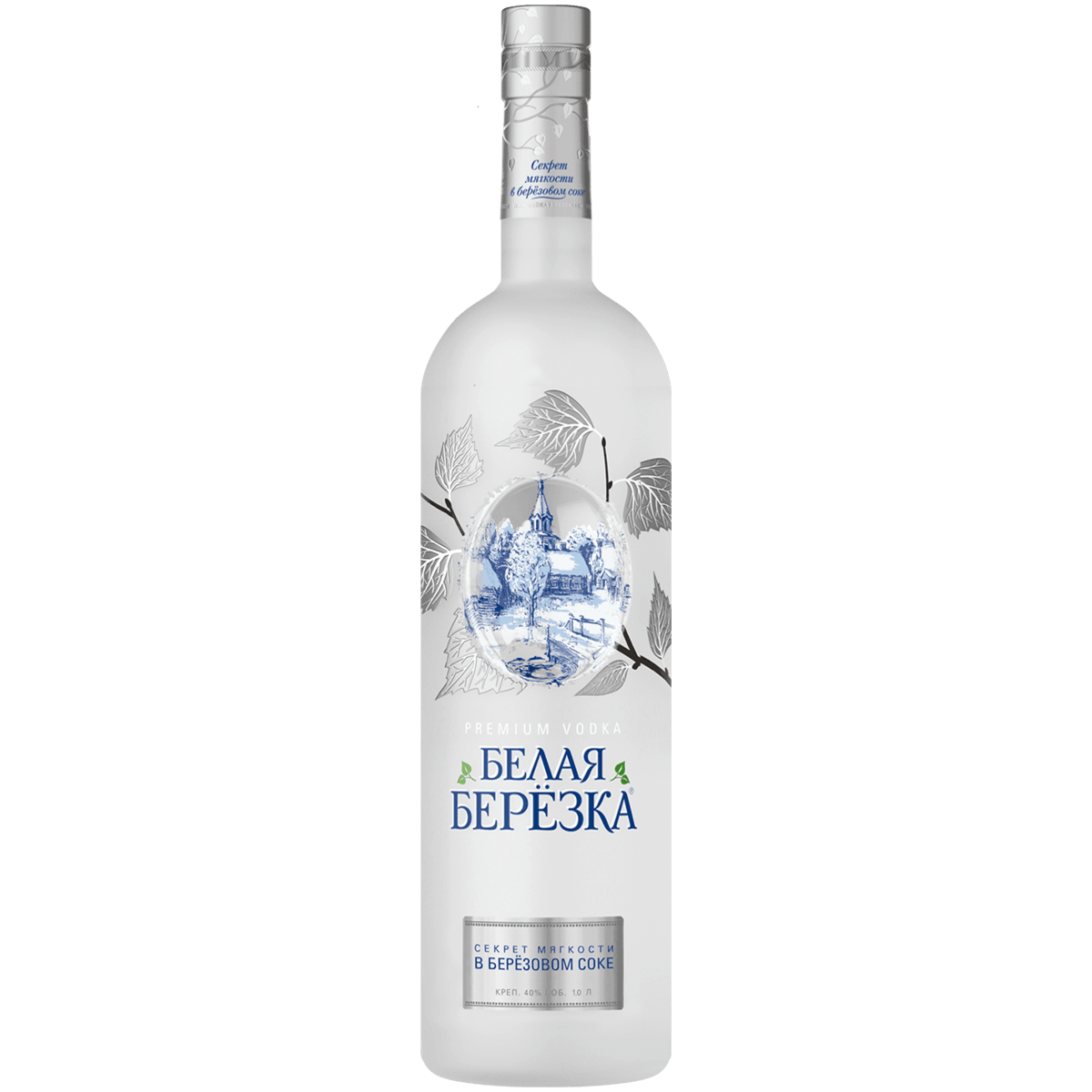 

Водка Белая Березка 40% 1 л