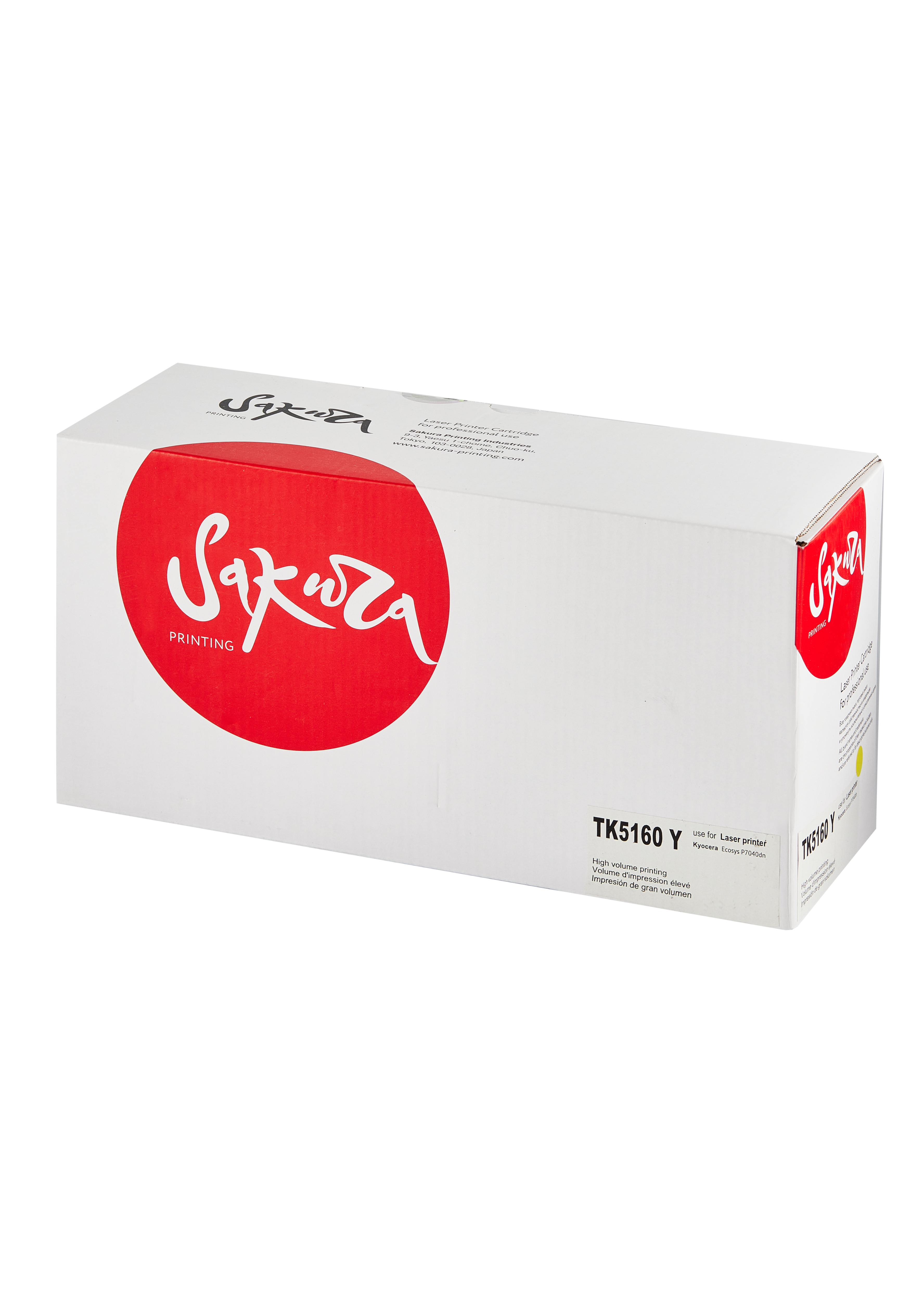 

Картридж для лазерного принтера Sakura TK5160Y, желтый