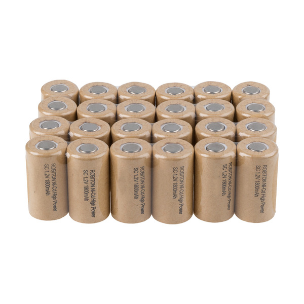 

Аккумулятор ROBITON 1800NCSC High Power, NiCd, 1.2 В, 1800 мАч ( комплект из 24 штук)